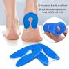 2x Pains Relief Cushions Shock Absorbing Shoe Inserts Plantar Fasciitis Heel Pad