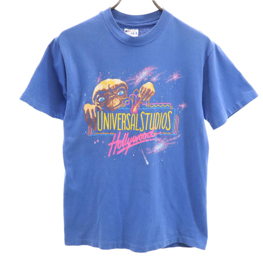 Hanes 80s 90s Old USA made Universal Studios Hollywood Short sleeve Single stitch T-shirt Men's Used