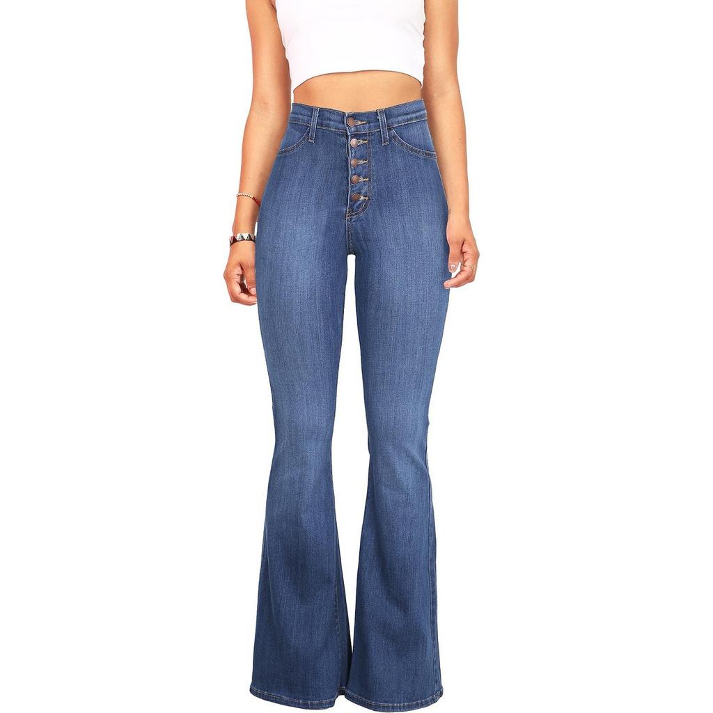 Womens Comfy Summer Elastic Waist Pockets Casual Bull-puncher