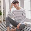 Men's Long-Sleeve Autumn/Winter Pajama Set – Teens & Students
