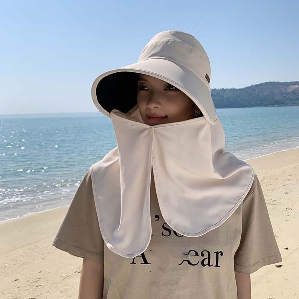 Sonnenhut mit breiter Krempe, UV-Schutz, abnehmbarer Pflückhut, Sonnenhut, Sonnenschutz-Schalkappe, Sport