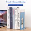 1/2PCS Metal Book Stand L-Shaped Desk Bookshelf Book High Quality Book Stoppers Supports  Office