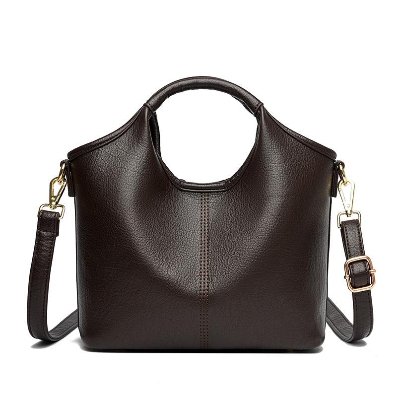 Bag 2025 New Versatile Retro Portable Large-capacity Tote Bag High-end Sense Commuter Niche One-shoulder Crossbody Bag