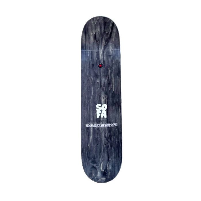 Planche de Skate – 8.125" – Ecololo-1 – Deck Noir – Sofa Skateboards