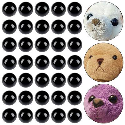 Plastic Plush Toy Black Safety Eyes Dolls Accessories Bears Needle Felting Animals Puppets Making