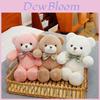 Bear Plush Figure With Soft Fabric For Kids' Playtime**