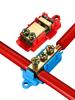 High Power T-Type Wire Splitter: Quick Connect Insert Terminal, Pure Copper Branch Splice Connector, 1-In 2-Out.