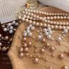 French Retro Temperament Baroque Pearl Necklace Women's Elegant Versatile Collarbone Chain Light Luxury Necklace