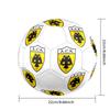1pz Pallone da calcio AEK Atene taglia 5 Pallone da calcio indoor Praha Colorato Per tutte le età Cucito a macchina PVC Pronto per la competizione Durevole Alto rimbalzo