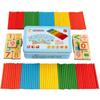 Magnetic Math Stick Box Colourful Wooden Counting Set For Kids Math Learning