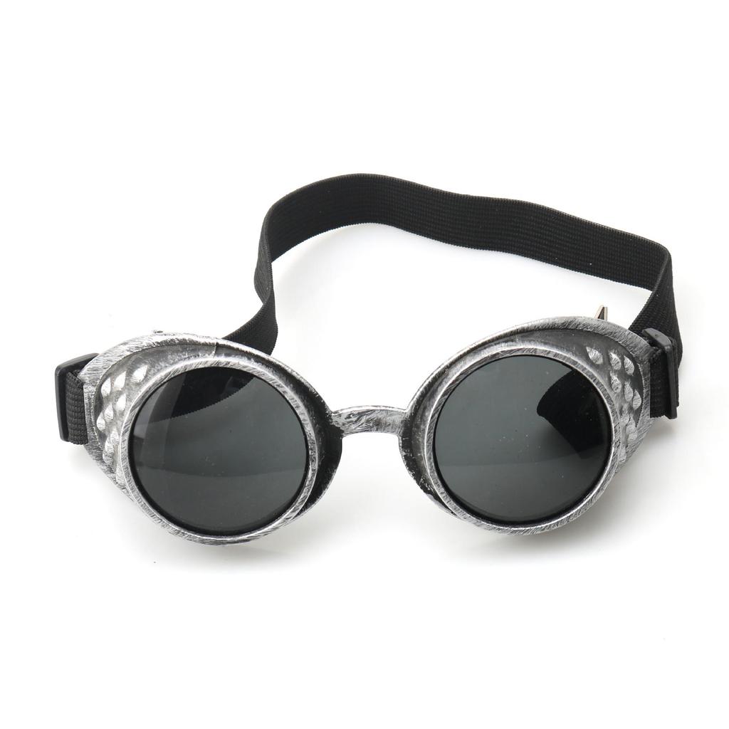 European Steampunk Retro Goggles - Round Eye Mask Sunglasses for Halloween Party