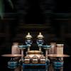 Aluminum Alloy Water Cup Offering Buddhist Lanterns Vase Fruit Tray Candlestick Incense Tube Base Buddhist Supplies Home Decor