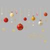 1PCS Merry Christmas  Ball Wall Casement Casement Stickers Christmas Wall Sticker Kids Room Wall Decals Merry XMAS Home Decor