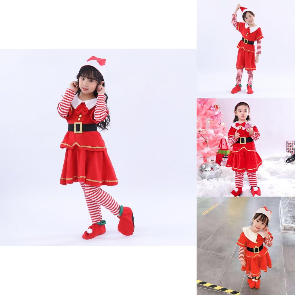 Soft Comfort Polyester Christmas Cosplay Costume For Toddler Boys Girls