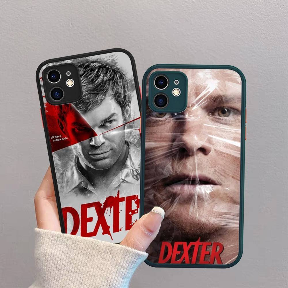 DEXTER Popular Movie Matte Translucent Phone Case For Iphone 16 ProMax 15 14 13 12 11 X XS PRO Plus
