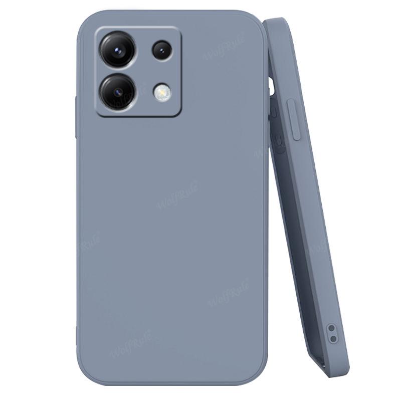 Etui Pokrowiec dla Poco X6 5G Xiaomi Poco X6 Pro 5G Capas Wstrząsoodporny Pancerz Płynny Silikon TPU Miękki Pokrowiec Poco X6 Pro Fundas
