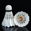 White Super Durable Outdoor Game foam Sports Badminton Balls Shuttlecock Goose Feather 12 Pcs