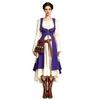 Halloween Vintage Medieval Renaissance Costume Dress Women Fantasy Stage Performance Outfit
