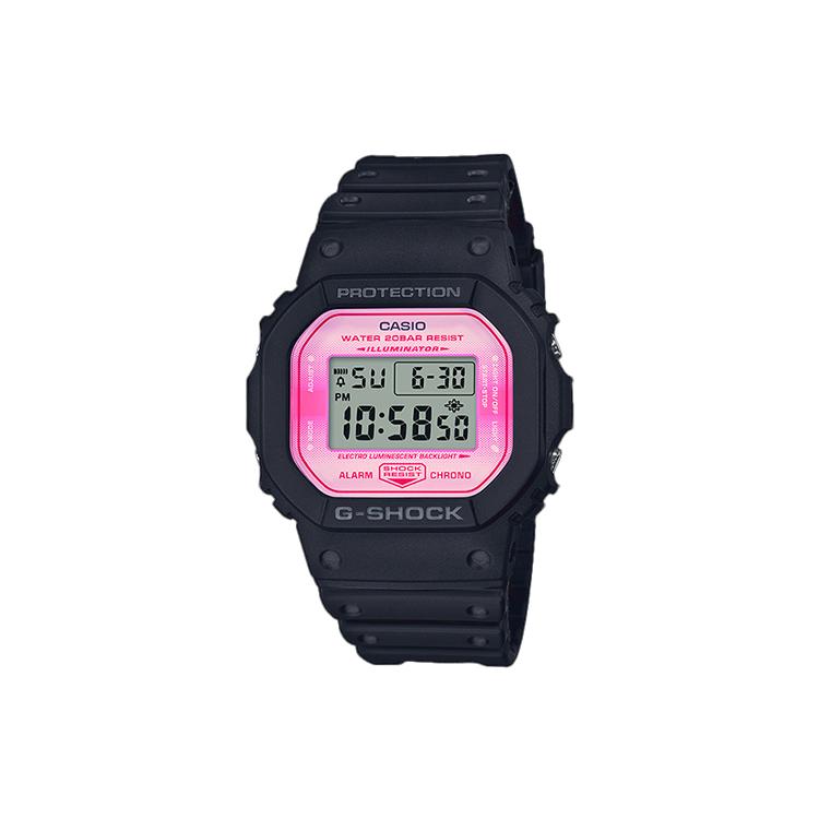 

CASIO Women s G-SQUAD Series Pink Watch DW-5600TCB-1 DW-5600TCB-1 Black Watch Case
