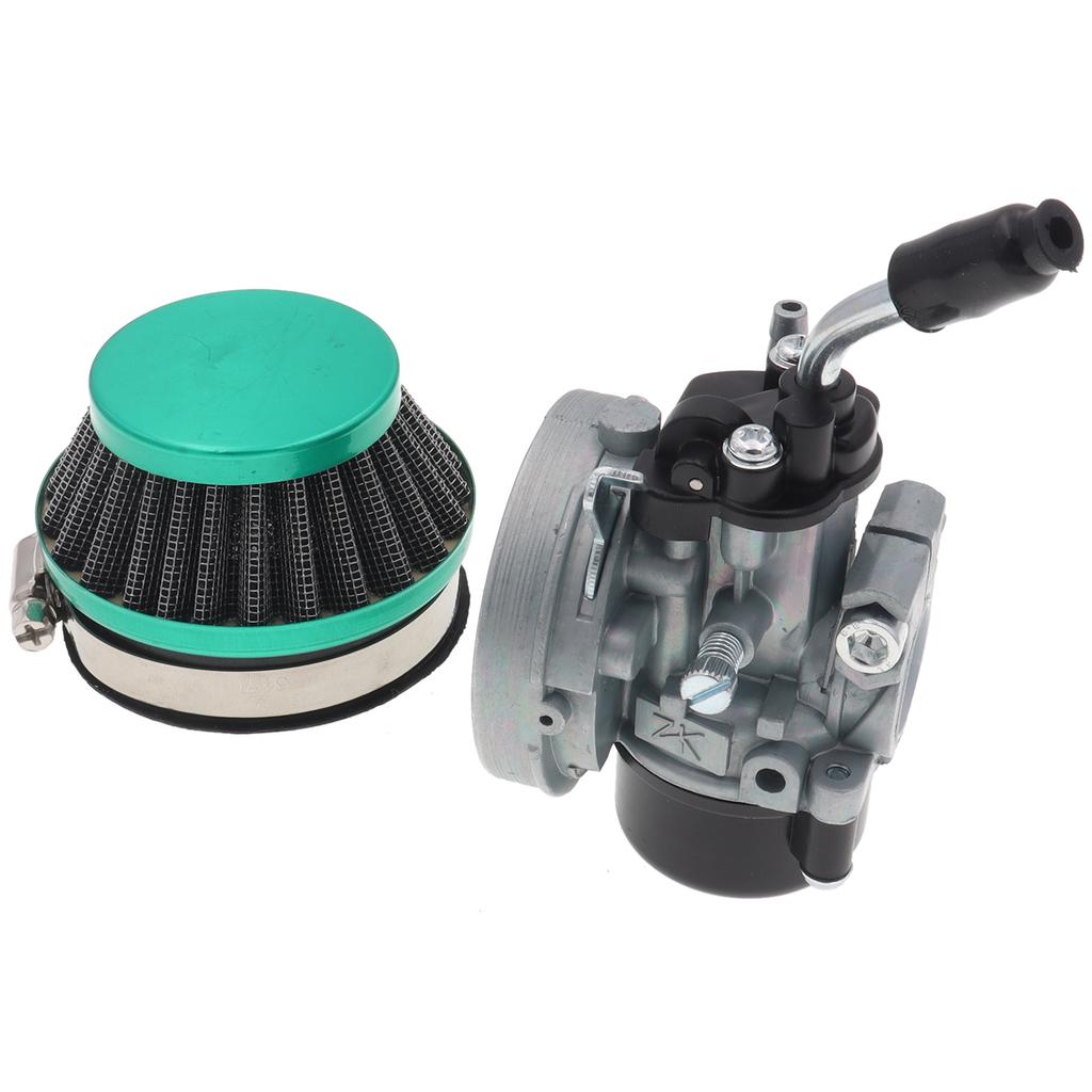 19mm Racing Carburetor with 58mm Air Filter for 2 Stroke Motorized DIrt Pit Pocket Bike 49cc 66cc 70cc 80cc