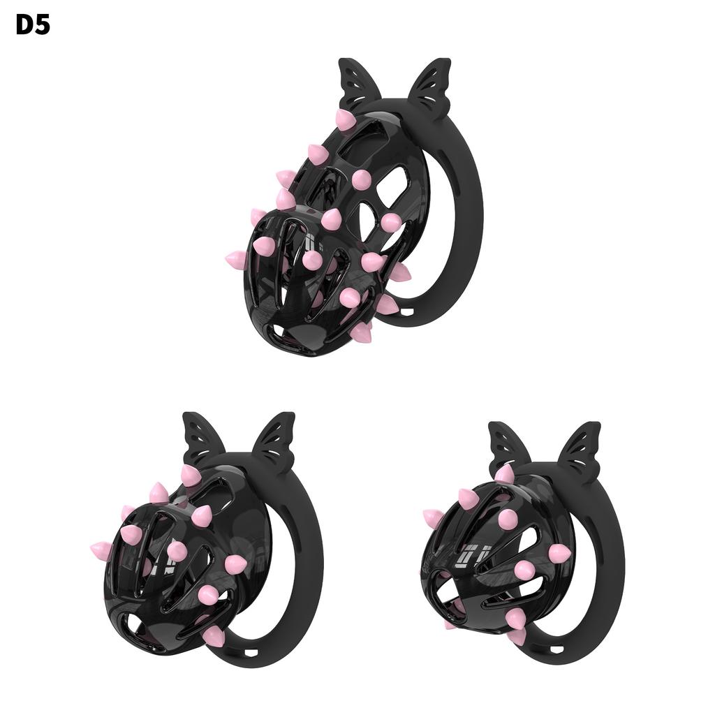Male Chastity Cage with Wings and Bows Sissy Chastity Device for Man Penis Bondage Sex Toys Lightweight Penis Cage
