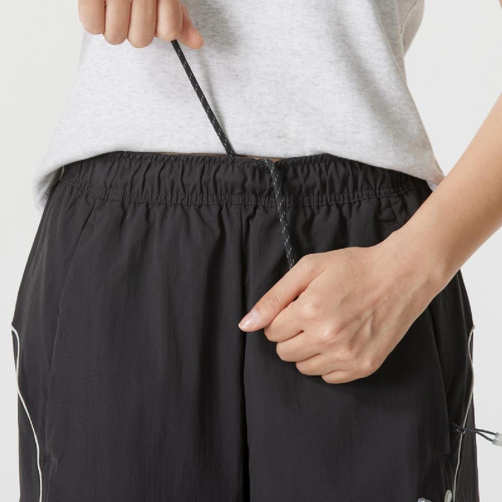Puma Fitness Training Fashion Trendy Comfortable Retro Sports Striped Casual Pants Women Bottoms Black 628767-69