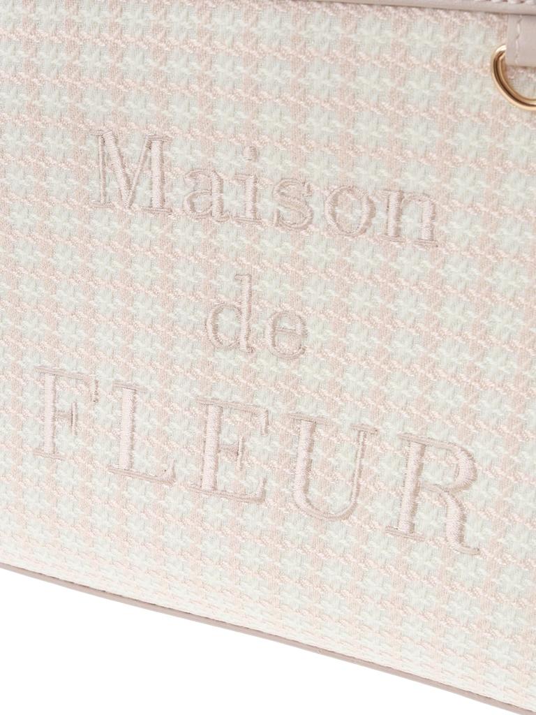Maison de FLEUR Tweed Quadratische 2-Wege-Tragetasche, Braun, 8A43F0J4100
