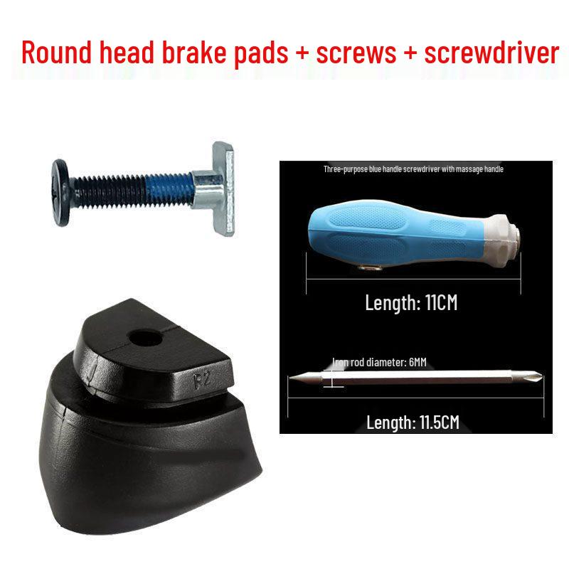 Children's Inline Skate Rubber Brake Pad for Boys and Girls - Wear-Resistant Brake Head for Roller Skates