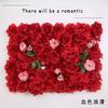 Artificial Flower Flower Wall Three-dimensional Background Wall Wedding Decoration Rose Silk Cloth Modern Home Decoration Part