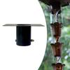 Rain Chain Gutter Adapter, Garden Decoration Accessory, Decorative Rain Chain Installation for The Drain on The House.