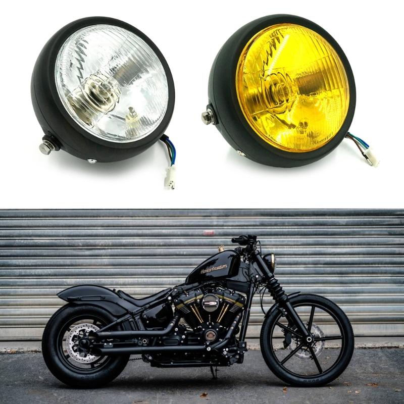 Motorcycle Headlight, Waterproof LED Motorcycle Lights Bulb Fog Headlights LED Driving Light for Motorcycle 5.75"