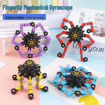 Deformable Robot Spinner: Mechanical Fidget Toy with Variable Shape for Stress Relief