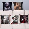 Arlecchino Anime G-Genshin Impact Pillow Case Fashion Square Pillowcase Bedroom Sofa Room Ins Decoration Leisure