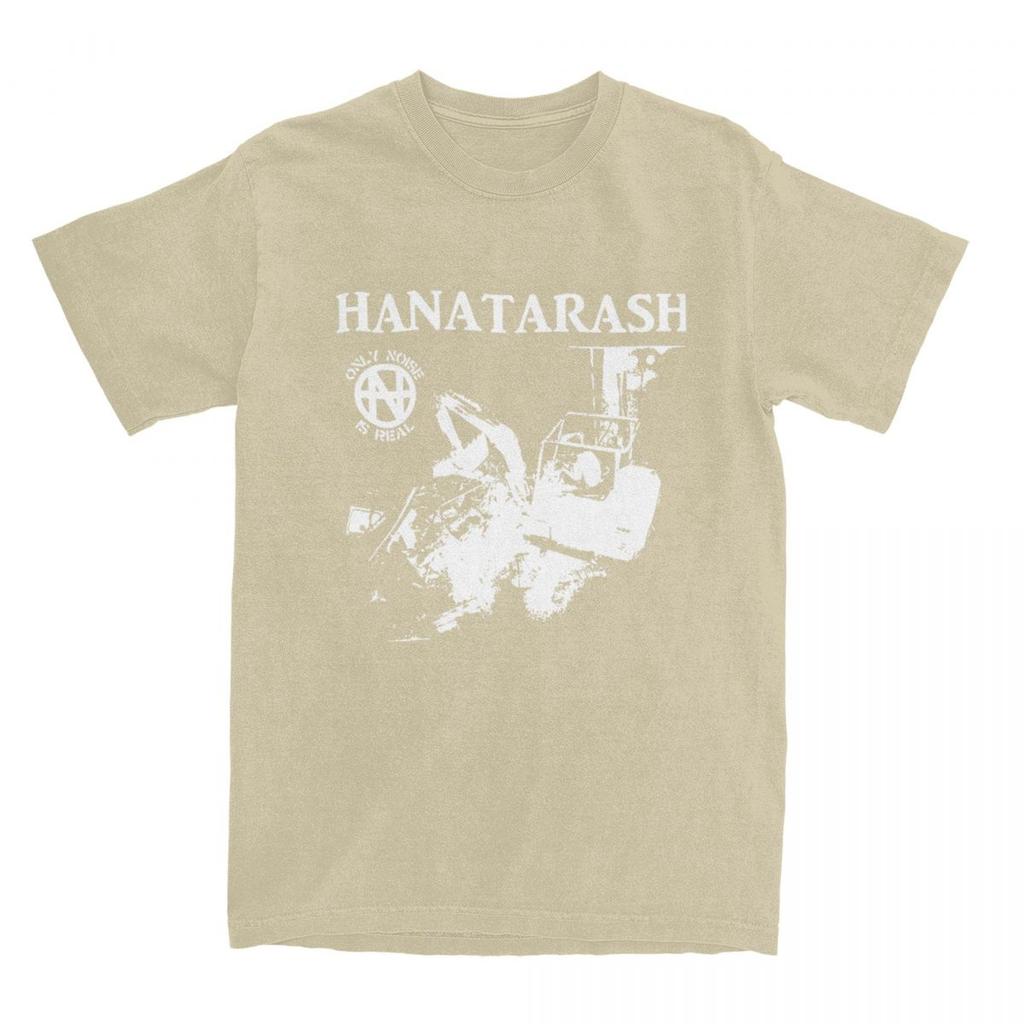 Hanatarash T Shirt Man Music Rock Funny Cotton T-Shirts Summer O-Neck Fashion Tee Shirt Hot Sale Oversize Tops