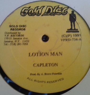 Płyta LP CAPLETON Lotion Man VPRD734 GOLD DISC 1991 US Reggae Ska Dub Używana