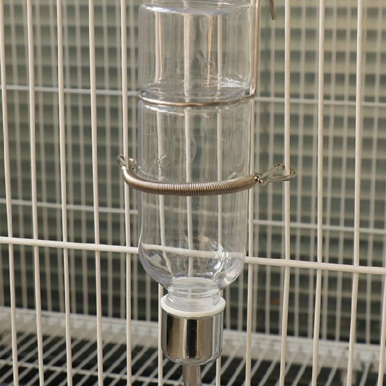 Stainless Steel Spring Metal Springs with 2 Clips for Small Animals Wire Cages