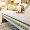 Chenille Double Leaf Grass Jacquard Sofa Cover High-end Couch Cushion Cover Four Season Sofa Towel Anti Slip Luxury Sofa Blanket