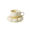 Ceramic Mug Cute Cloud Decorative Plate Coffee Cup Set Creative Ceramic Cup Gift  Modern Living Room Home Decoration