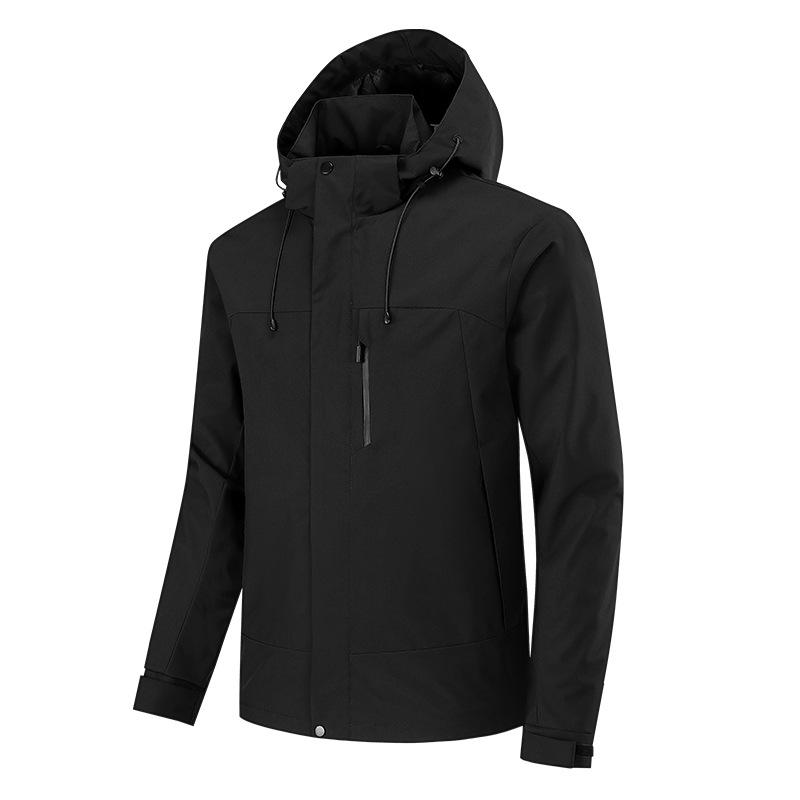 2024 Bei Jia Unisex Waterproof Windbreaker Jacket - Trendy Spring & Autumn Casual Coat for Couples