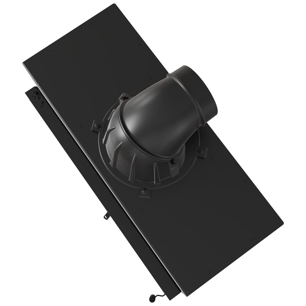 Steel fireplace KRATKI LUCY SLIM 10 kW Ø 160