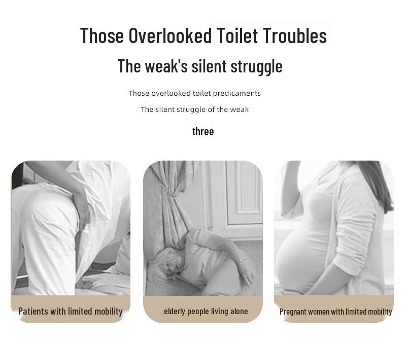 Foldable Electroplated Commode Chair for Pregnant Women & Elderly - Convertible Squat-to-Sit Toilet.