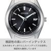 Citizen Watch Citizen Collection 3-Hand Model Eco-Drive 50m Water Resistant Silver/Black AS1080-65E Men's
