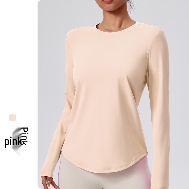 

2026 Spring Women s Long Sleeve Breathable Yoga & Pilates Top L