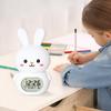 Rechargeable Jade Rabbit Music Alarm Clock and Night Light for Kids