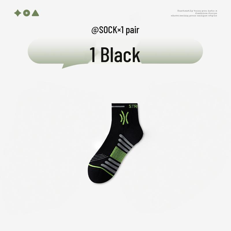 

Men s 2026 Summer Basketball & Running Anti-odor Socks - Thin Cotton for Teens & Big Kids One Size 37-43