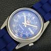 USED VINTAGE SEIKO 5 AUTOMATIC 7S26A JAPAN MENS BLUE COLOR DIAL WATCH A433431-2