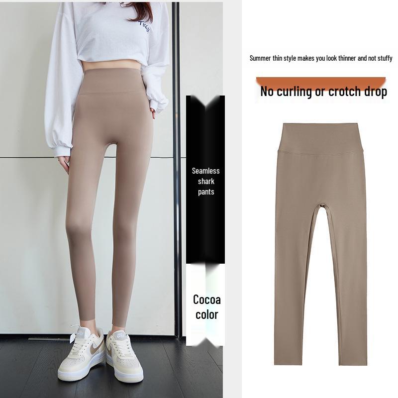 Women s High-Waisted Summer Yoga Pants - Plus Size, Slimming, Sun Protection XL