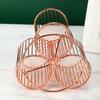 Rotating Pen Holder Creative Swivel Pen Rack Large Capacity Metal Mesh Pen Organizer for Office School Classroom