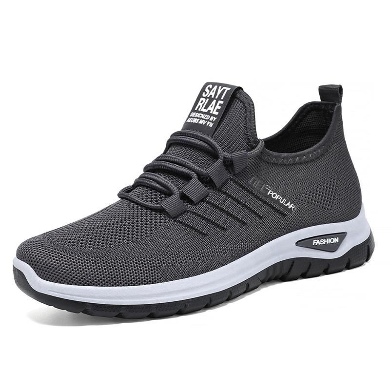 Shoes women's new women's shoes flying woven breathable couple casual shoes versatile soft sole lightweight sports shoes