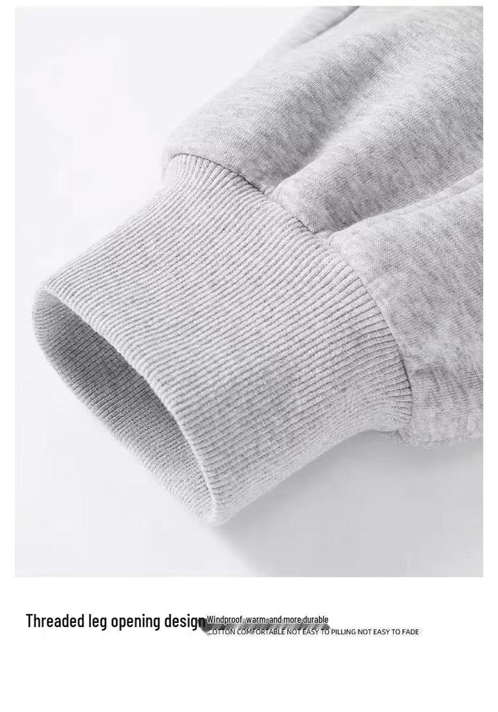 Men's Casual Sports Hoodie and Sweatpants Set - Spring/Autumn Outdoor Zipper Cardigan